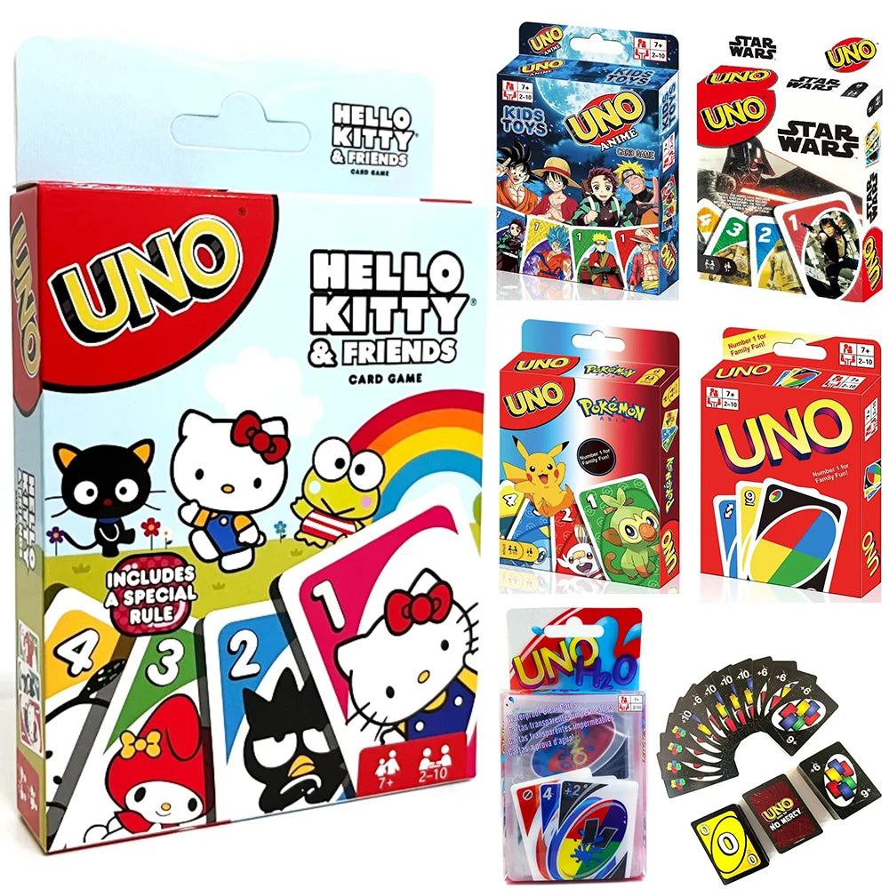 Double the Fun! Hello Kitty UNO & SKIP-BO: The Ultimate Family Party Pack