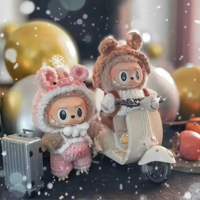 Ride in Style! Labubu Doll's Electric Motorcycle – The Ultimate DIY Gift with Lights & Sounds!