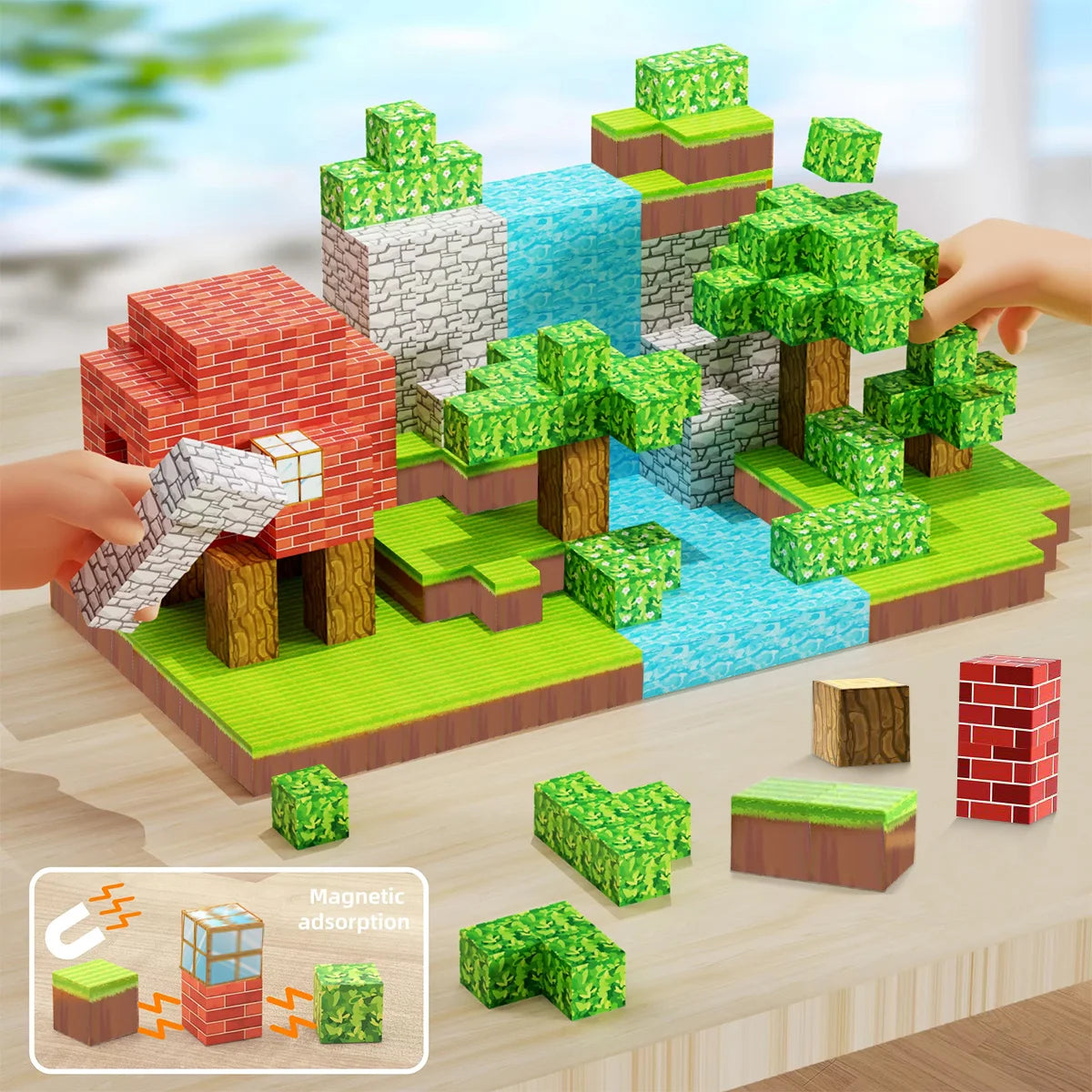 The Magnetic Mine: STEM Building Blocks for Creative Kids, for Ages 3+