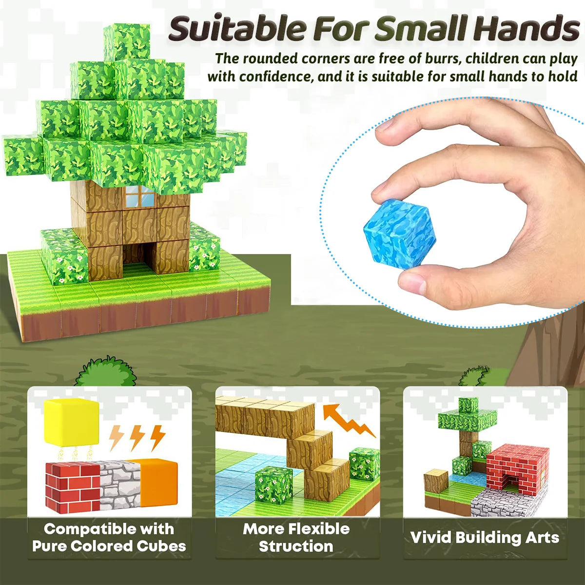 The Magnetic Mine: STEM Building Blocks for Creative Kids, for Ages 3+