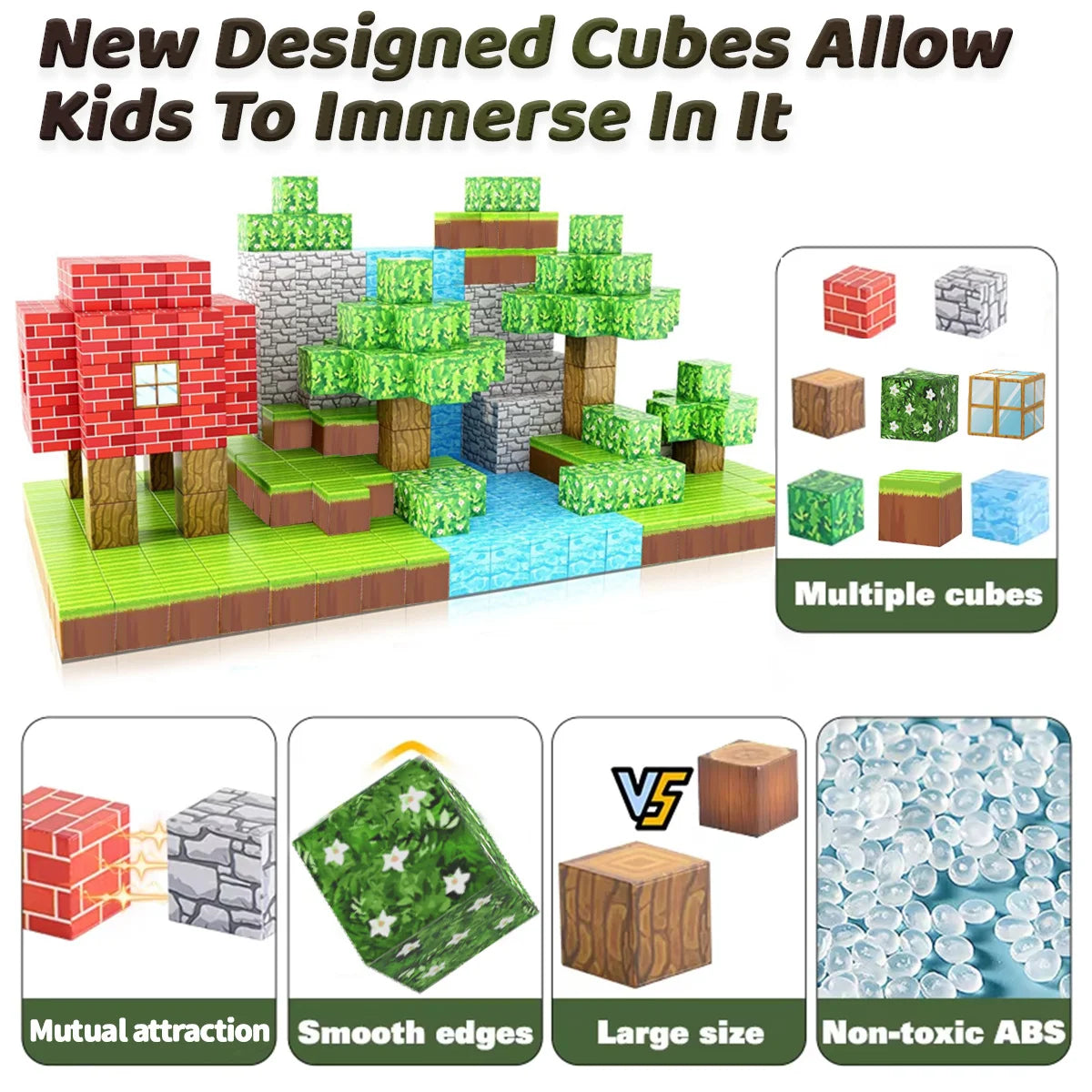 The Magnetic Mine: STEM Building Blocks for Creative Kids, for Ages 3+