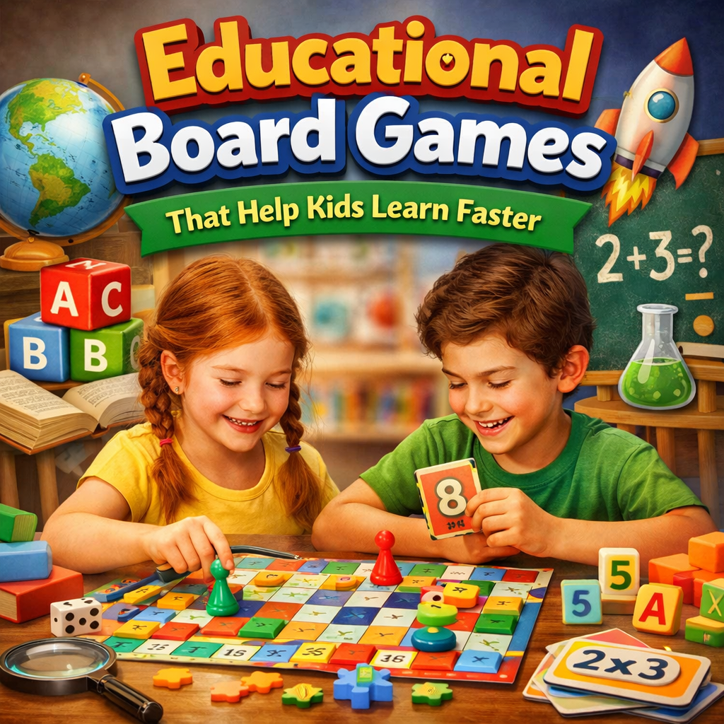 Educational Board Games That Help Kids Learn Faster