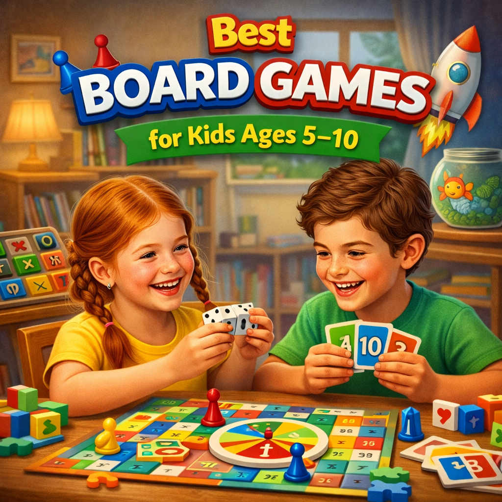 Best Board Games for Kids Ages 5–10