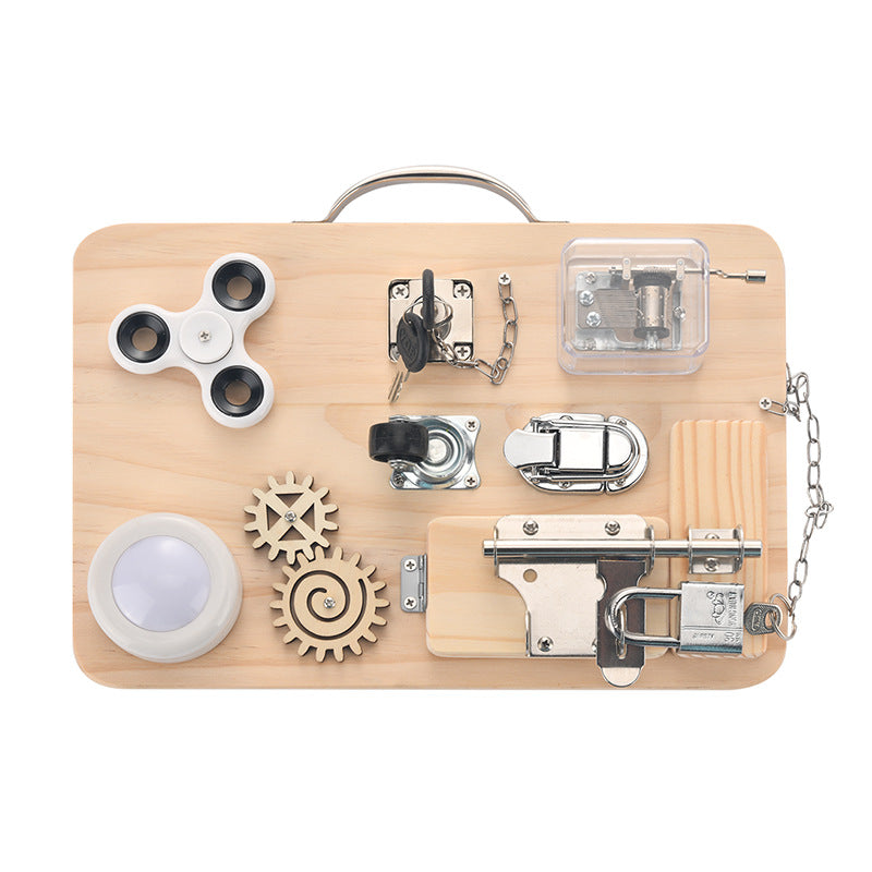 Montessori Busy Board for Curious Little Hands