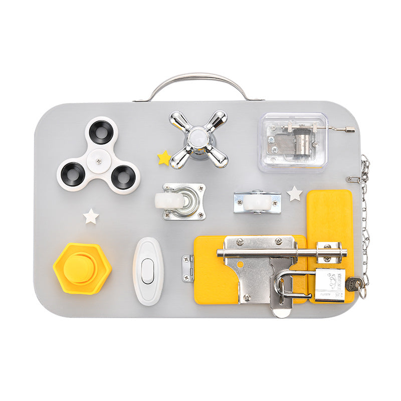 Montessori Busy Board for Curious Little Hands