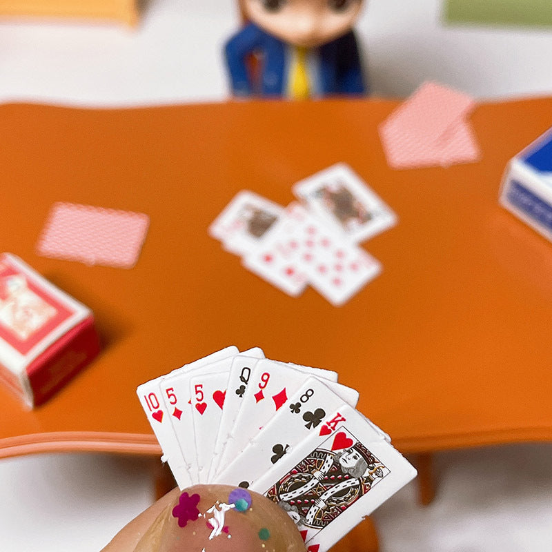 Cute Mini Food Playing Cards Pocket Fun