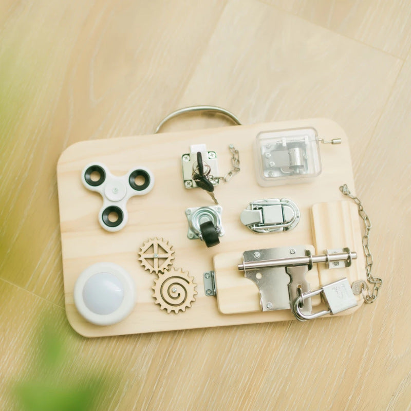 Montessori Busy Board for Curious Little Hands