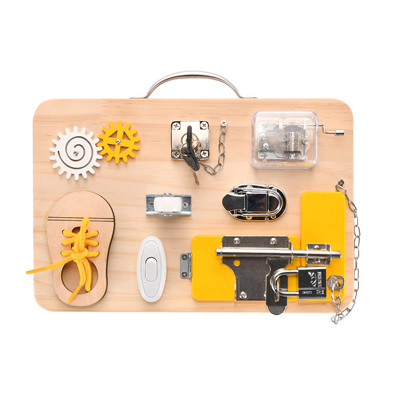 Montessori Busy Board for Curious Little Hands