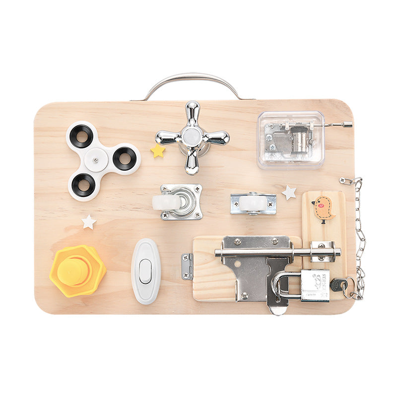 Montessori Busy Board for Curious Little Hands