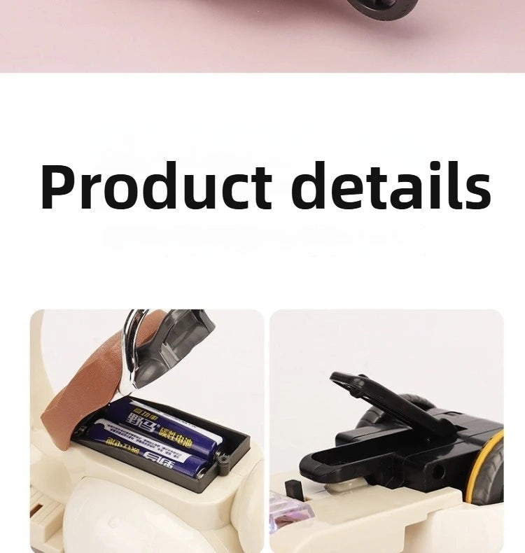 Ride in Style! Labubu Doll's Electric Motorcycle – The Ultimate DIY Gift with Lights & Sounds!