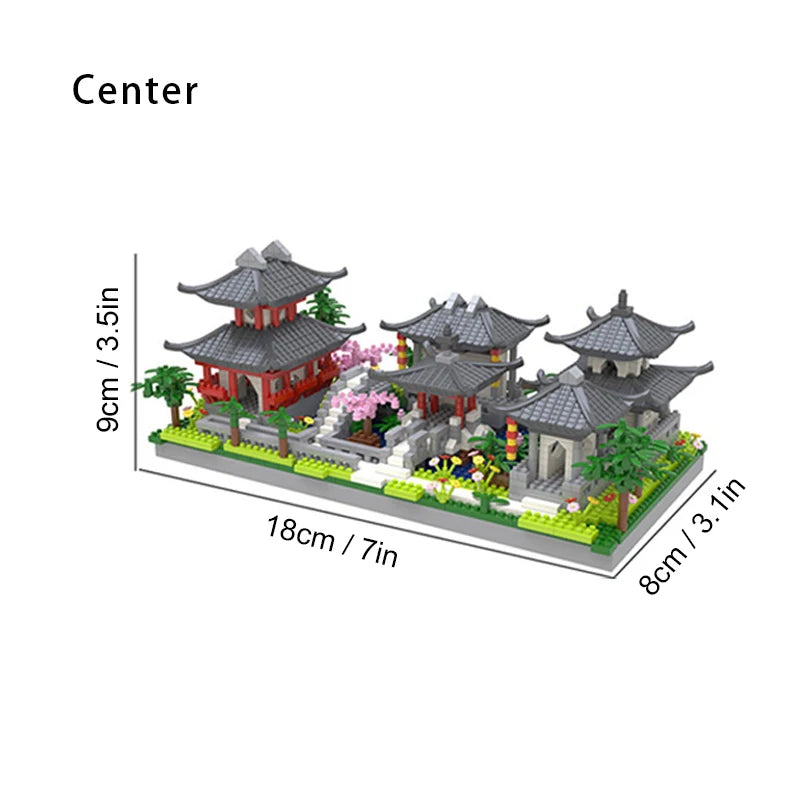 Suzhou Garden Micro Blocks – Relaxing Asian Style Puzzle